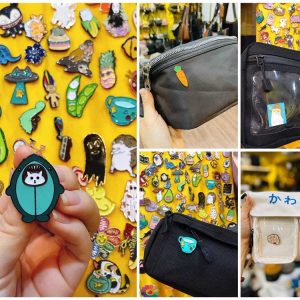 Pin cài trang trí balo, túi xách vải, áo...