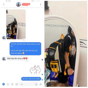 Feedback balo phối màu