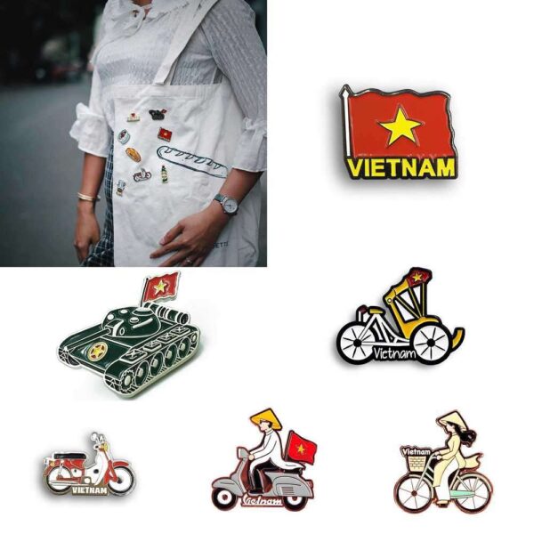 Pin cài Việt Nam