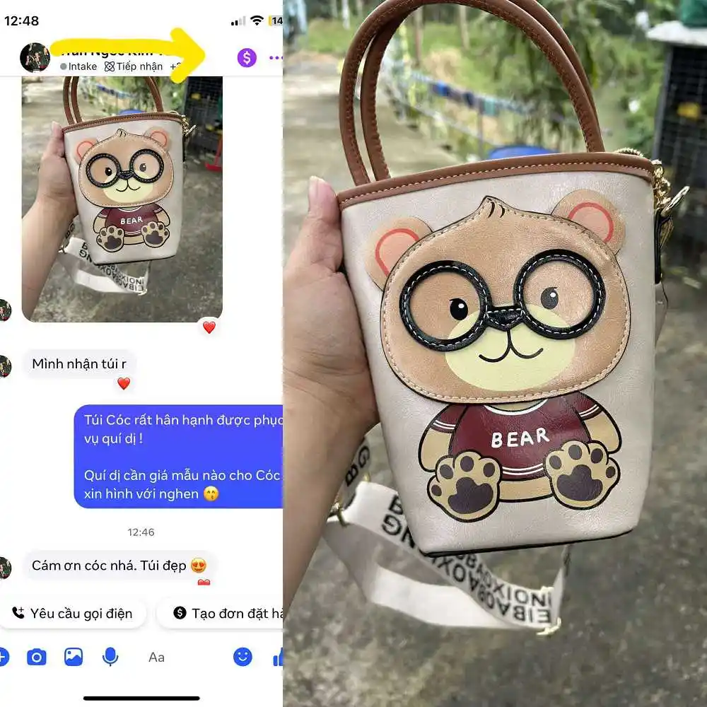 Feedback Túi xách gấu 36