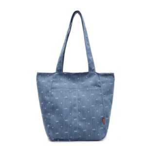 Tote jean nơ