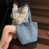 Tote jean nơ 7 381 7