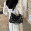 Tote jean gập 14 384 18