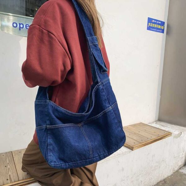 Tote jean dây BB