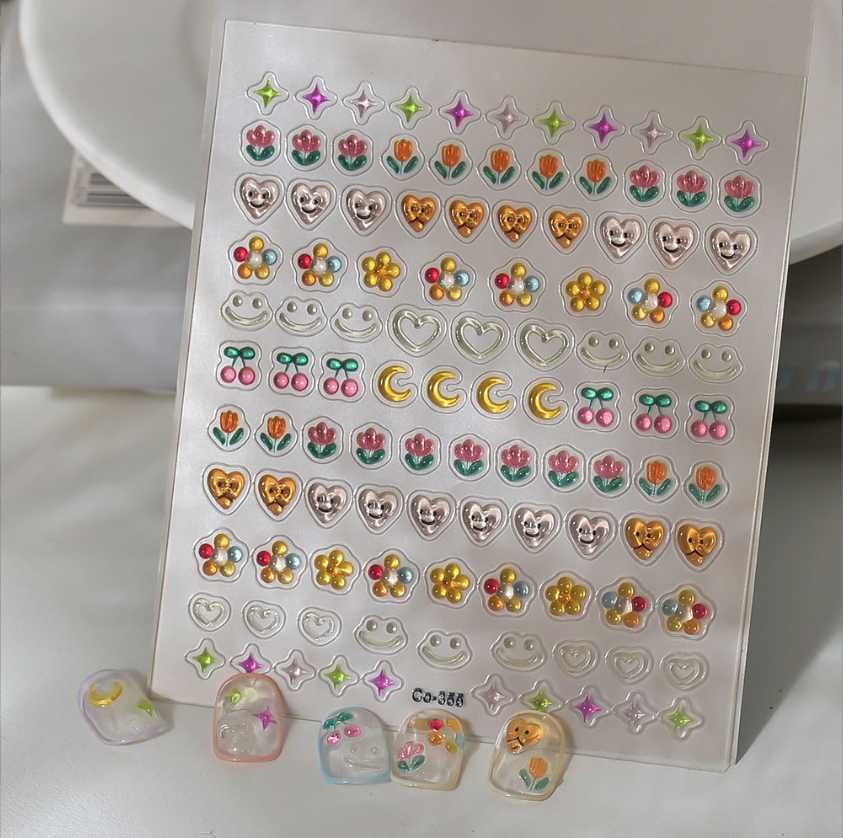 Sticker nail, sổ, điện thoại, dán mặt,... 13 Sticker nail, sổ, điện thoại, dán mặt,... - Ảnh 13