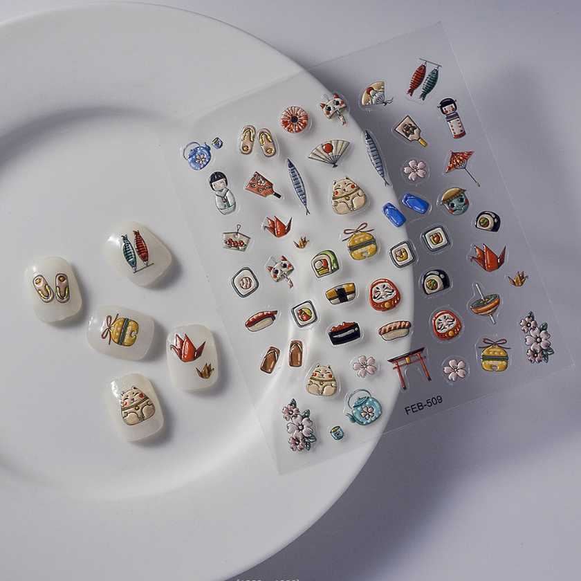 Sticker nail, sổ, điện thoại, dán mặt,... 14 Sticker nail, sổ, điện thoại, dán mặt,... - Ảnh 14