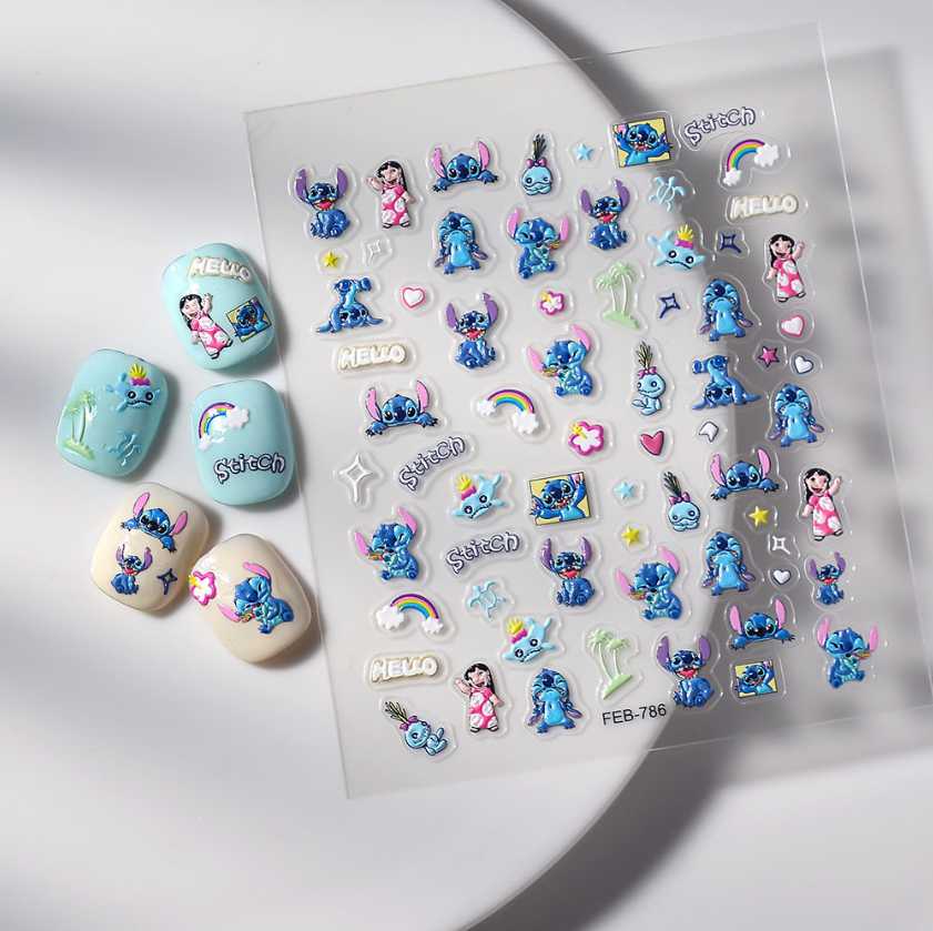 Sticker nail, sổ, điện thoại, dán mặt,... 17 Sticker nail, sổ, điện thoại, dán mặt,... - Ảnh 17