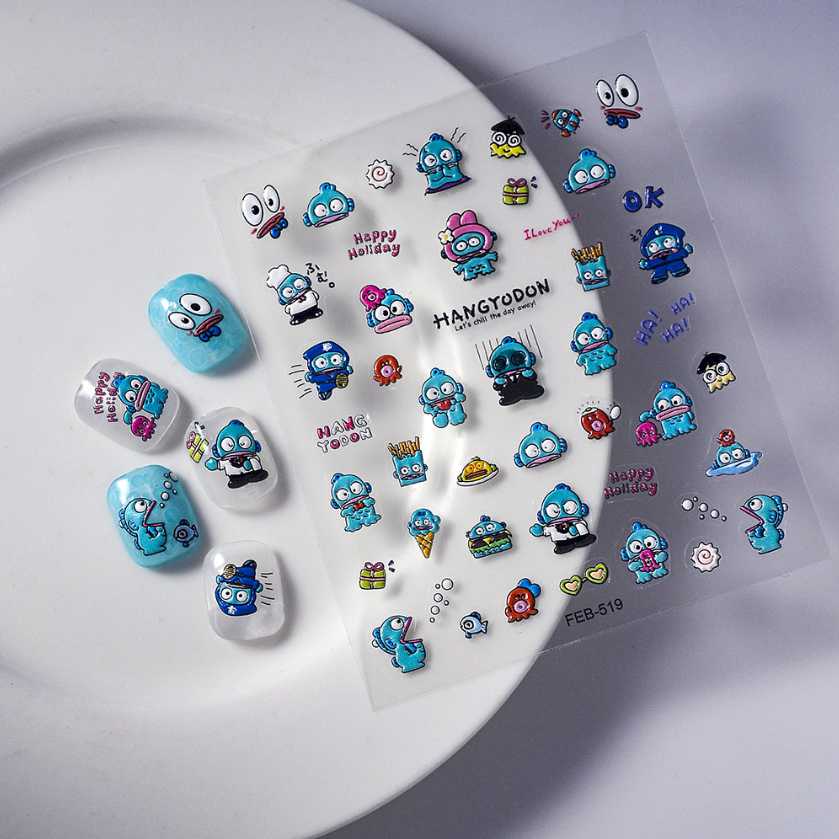 Sticker nail, sổ, điện thoại, dán mặt,... 22 Sticker nail, sổ, điện thoại, dán mặt,... - Ảnh 22