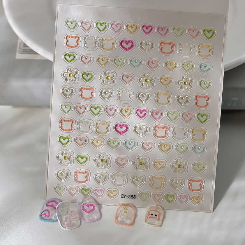 Sticker nail, sổ, điện thoại, dán mặt,... 23 Sticker nail, sổ, điện thoại, dán mặt,... - Ảnh 23