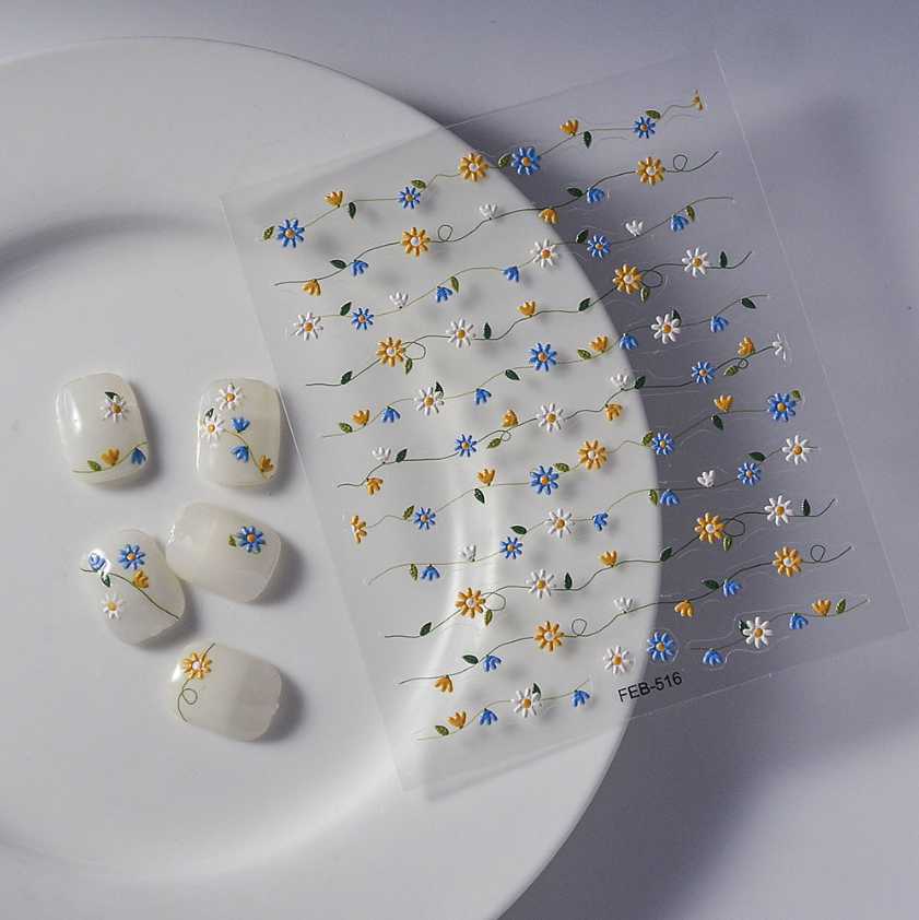 Sticker nail, sổ, điện thoại, dán mặt,... 30 Sticker nail, sổ, điện thoại, dán mặt,... - Ảnh 30
