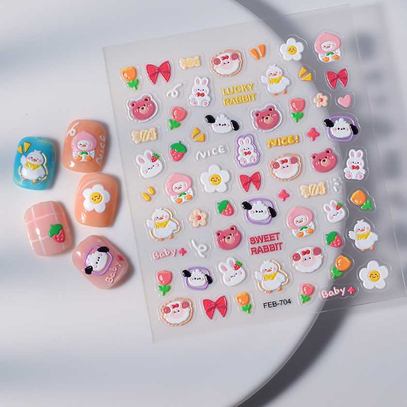 Sticker nail, sổ, điện thoại, dán mặt,... 35 Sticker nail, sổ, điện thoại, dán mặt,... - Ảnh 35