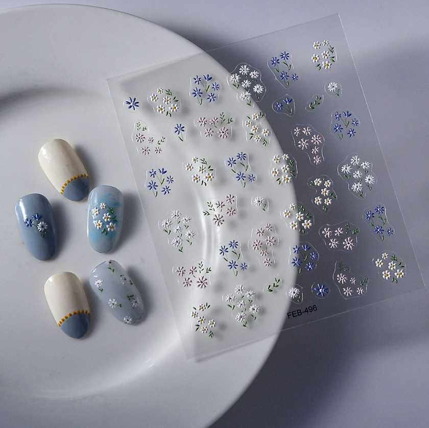 Sticker nail, sổ, điện thoại, dán mặt,... 8 Sticker nail, sổ, điện thoại, dán mặt,... - Ảnh 8