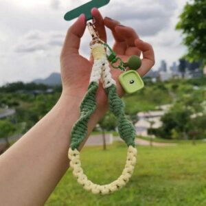 Dây móc điện thoại đan xoắn