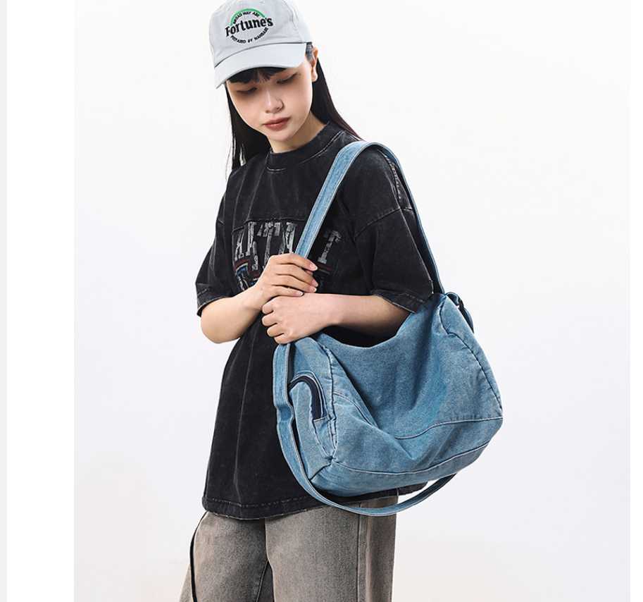 Tote jean kẹp nách 34 4 Tote jean kẹp nách 34 - Ảnh 4