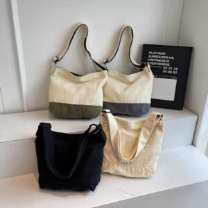 Tote bố vuông viền