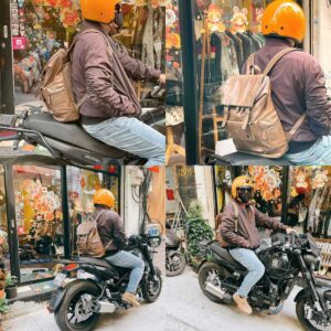 Feedback Balo da nắp nâu 61