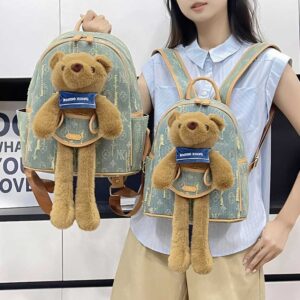 Balo gấu gắn