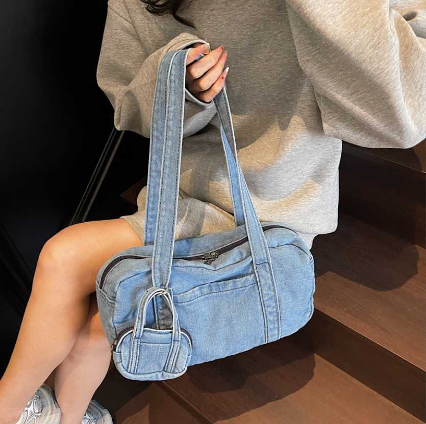 Kẹp nách jean mum babe 3 Kẹp nách jean mum babe - Ảnh 3