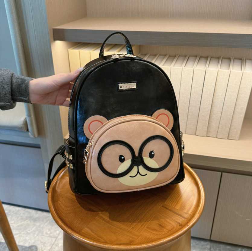 Balo da gấu mặt 2 Balo da gấu mặt - Ảnh 2