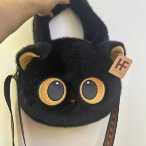 Túi xách mèo bông bự