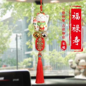 Chuông gió mèo may mắn