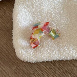 Kẹp tóc xà cừ màu kẹo ngọt