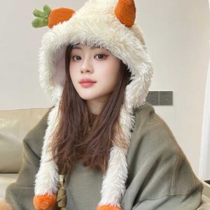 Nón cà rốt bông