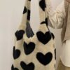 Tote bông trái tim 24 11 186 4