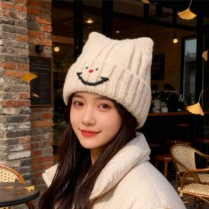 Nón bông mặt cười