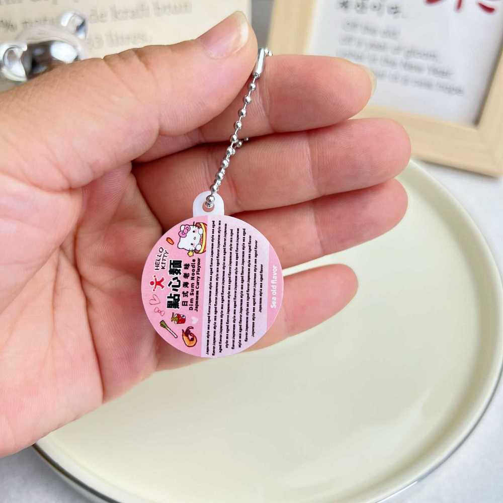 Móc khóa hộp mì có mì bên trong 3 Móc khóa hộp mì có mì bên trong - Ảnh 3