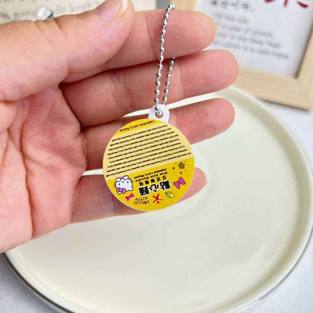 Móc khóa hộp mì có mì bên trong 2 Móc khóa hộp mì có mì bên trong - Ảnh 2