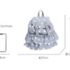 Balo chấm bi xếp li 24 301 2