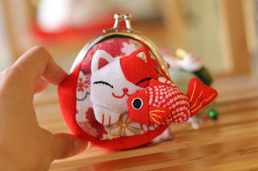 Ví mèo may mắn 2 Ví mèo may mắn - Ảnh 2