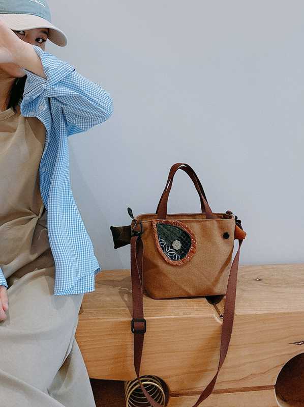 Túi xách gà con thổ cẩm 11 Túi xách gà con thổ cẩm - Ảnh 11
