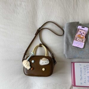 Túi hộp mèo vàng nâu