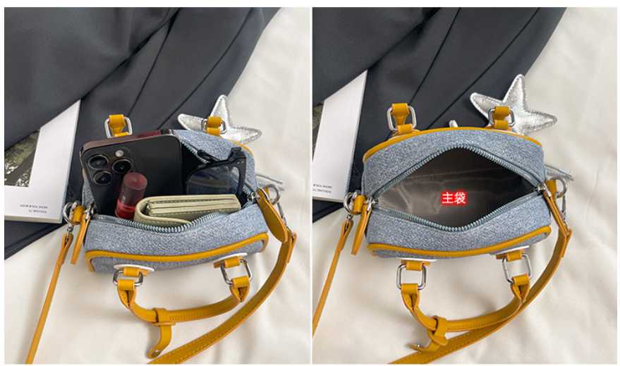 Túi hộp xách jean sao 3 Túi hộp xách jean sao - Ảnh 3