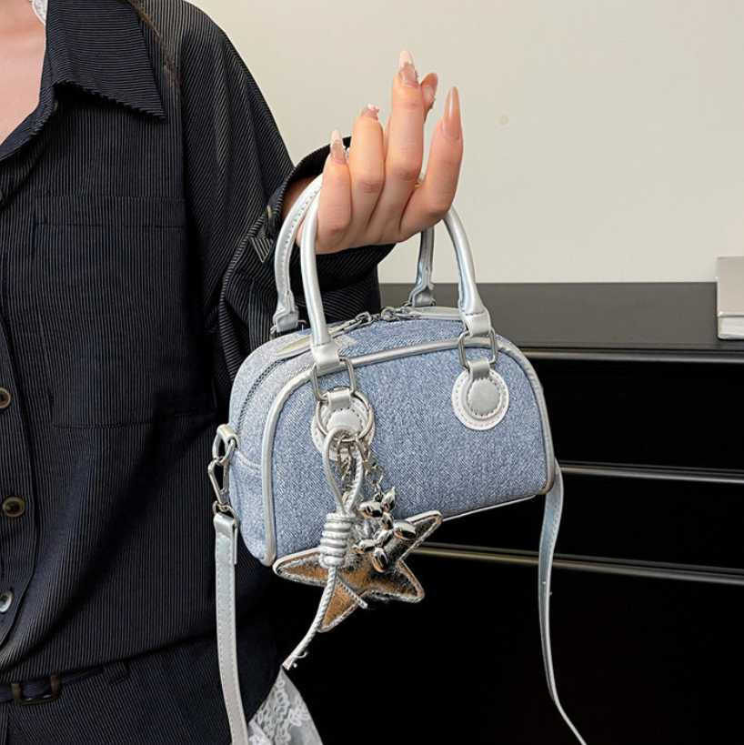 Túi hộp xách jean sao 4 Túi hộp xách jean sao - Ảnh 4