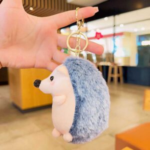 Móc khóa con nhím hạnh phúc