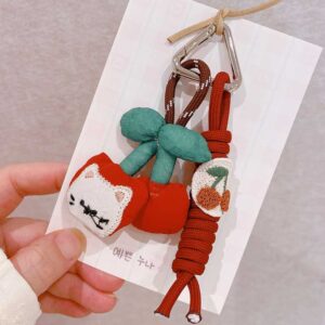 Móc khóa handmade chơ ri mèo