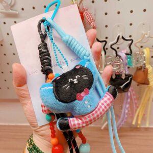 Bộ móc khóa handmade mèo dang 2 tay 2 chân