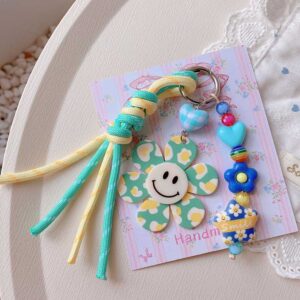 Bộ móc khóa handmade hoa trong hoa
