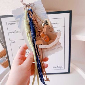 Bộ móc khóa handmade ngựa da