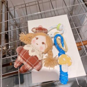 Móc khóa handmade búp bê đáng yêu