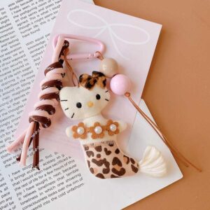 Móc khóa handmade mèo kitty nàng tiên cá
