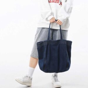 Tote jean trơn