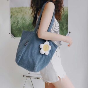Tote jean hoa