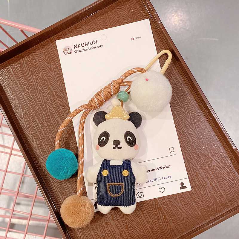 Móc khóa handmade gấu trúc 2 5