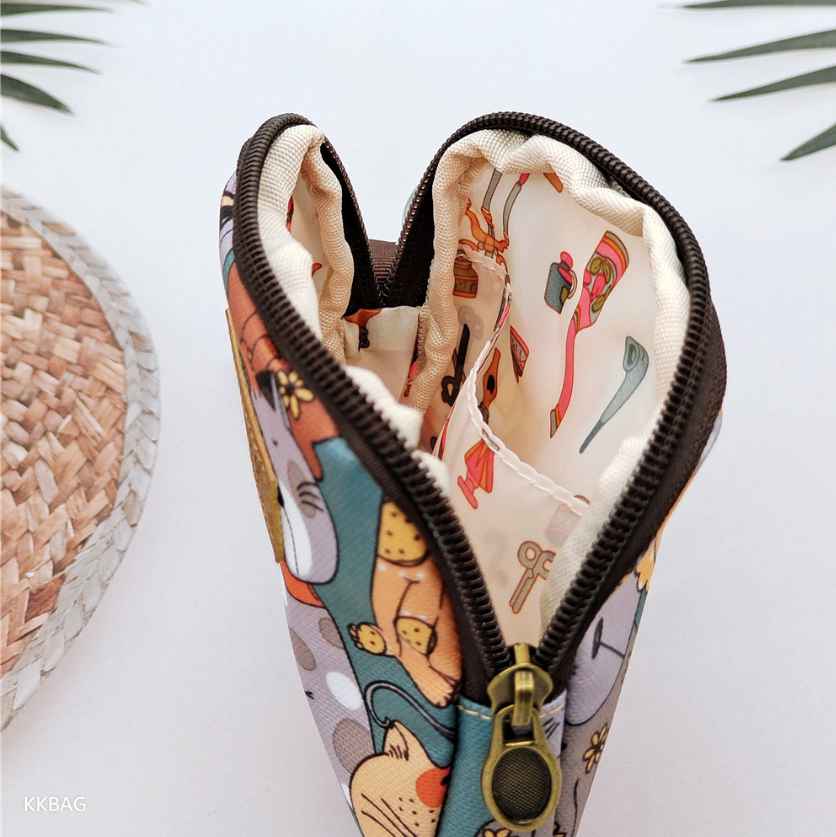 Ví vải handmade mèo mặt bự 6 Ví vải handmade mèo mặt bự - Ảnh 6