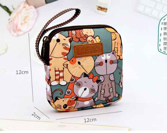 Ví vải handmade mèo mặt bự 3 Ví vải handmade mèo mặt bự - Ảnh 3