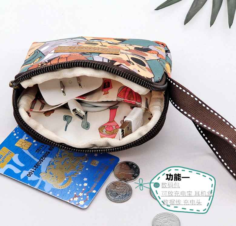 Ví vải handmade mèo mặt bự 4 Ví vải handmade mèo mặt bự - Ảnh 4